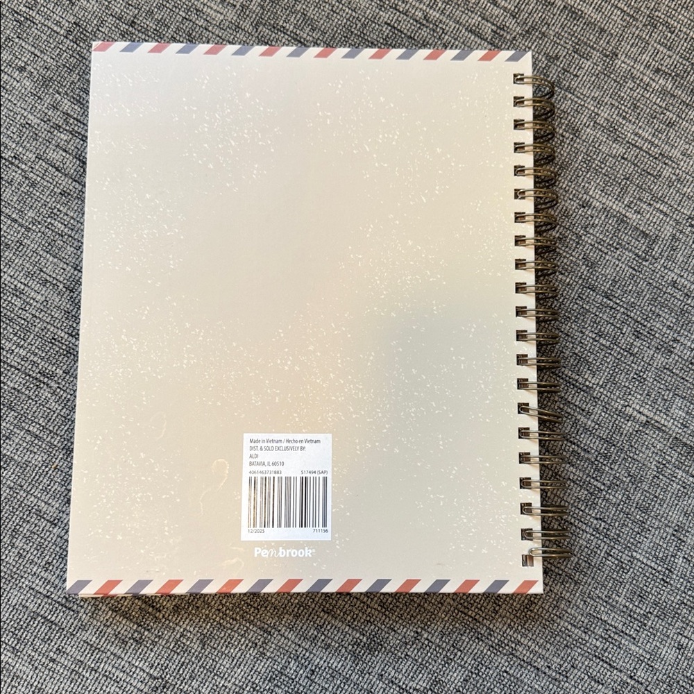 Travel Planner Notebook - Cream Spiral-Bound - Picture 5 of 5